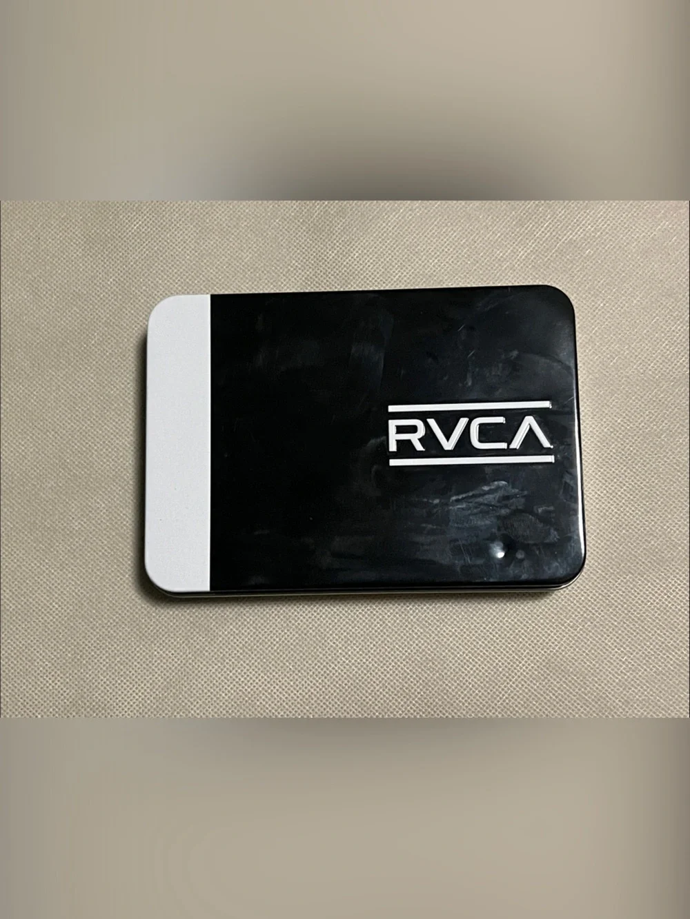 RVCA Men's Colorblock Leather Bifold Wallet